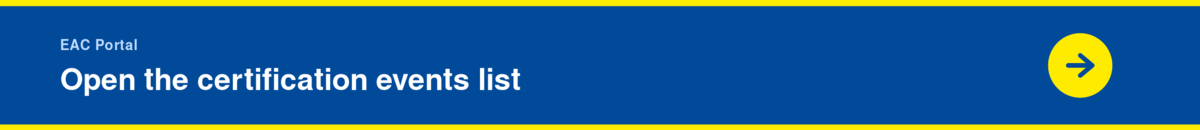 Open the EAC certification events list